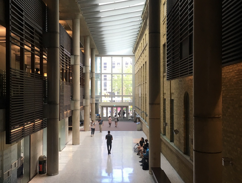 Bahen Centre Atrium <br> (Photo by Matt Clare via Flickr)